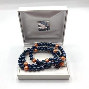 ☕️B2G1 Chicago Bears | 8mm Pearl Bracelet Set